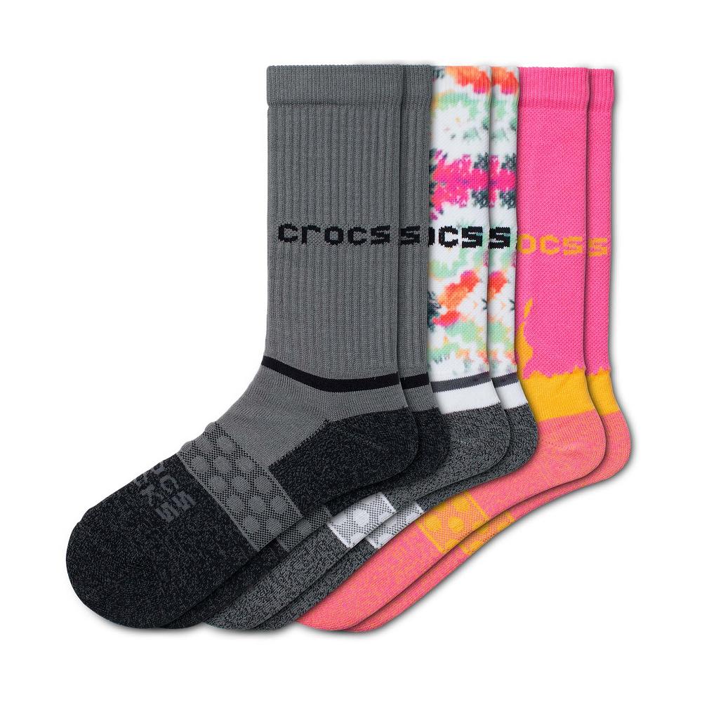 Crocs Adult Crew 3 Pack Renkli | BZTCSY984