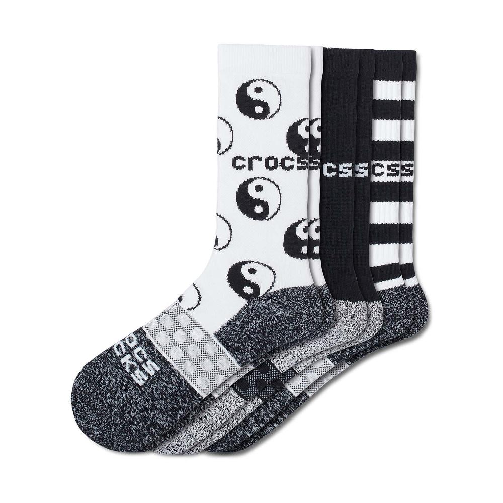 Crocs Adult Crew Easy Icon 3Türkiye -Pack Renkli | MUAICL057