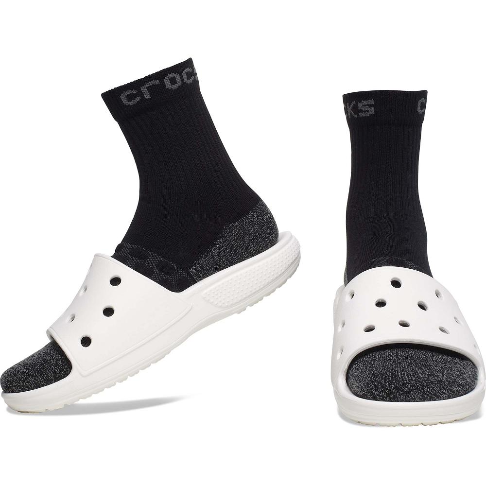Crocs Adult Quarter Solid 3Türkiye -Pack Siyah | ZETALV752