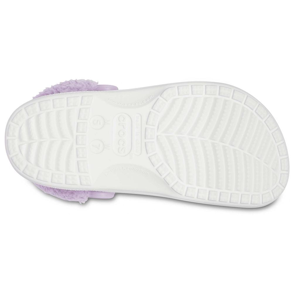 Crocs Baya Lined FuzzTürkiye -Strap Beyaz | PISEWG148