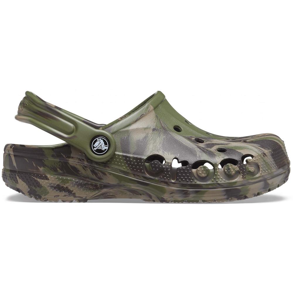 Crocs Baya Marbled Yeşil | UVEKGB251