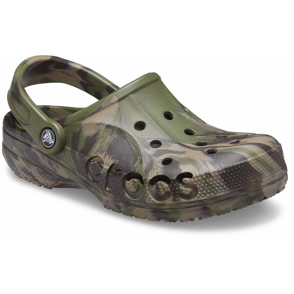 Crocs Baya Marbled Yeşil | UVEKGB251