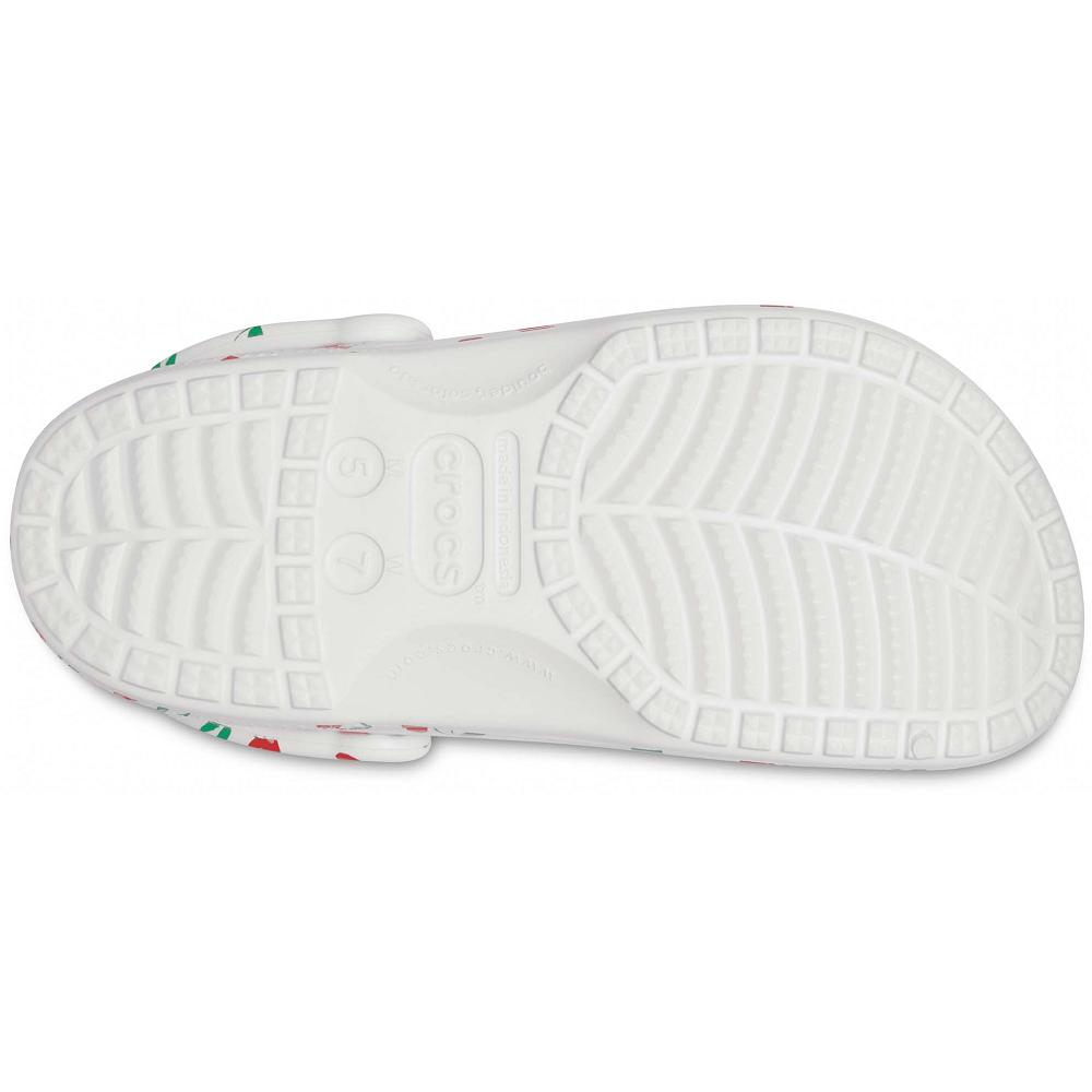 Crocs Baya Seasonal Printed Beyaz Pembe | XUVZTO704