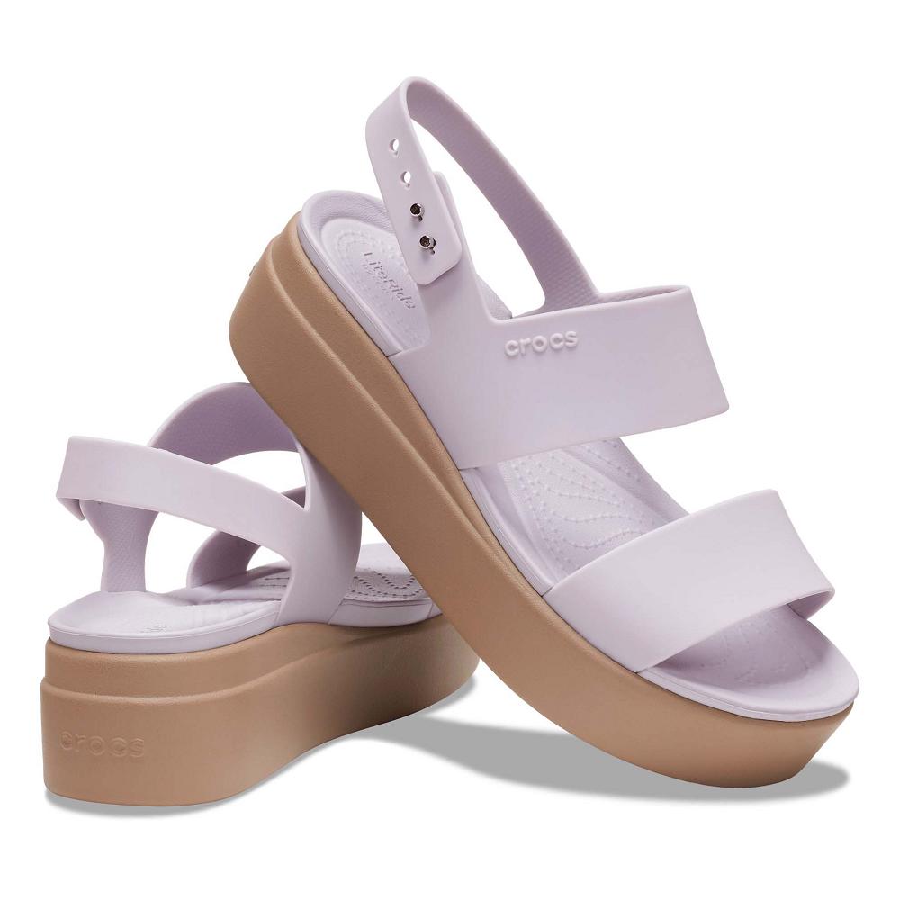 Crocs Brooklyn Low Pembe | UZHKJR583