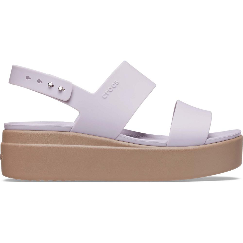 Crocs Brooklyn Low Pembe | UZHKJR583