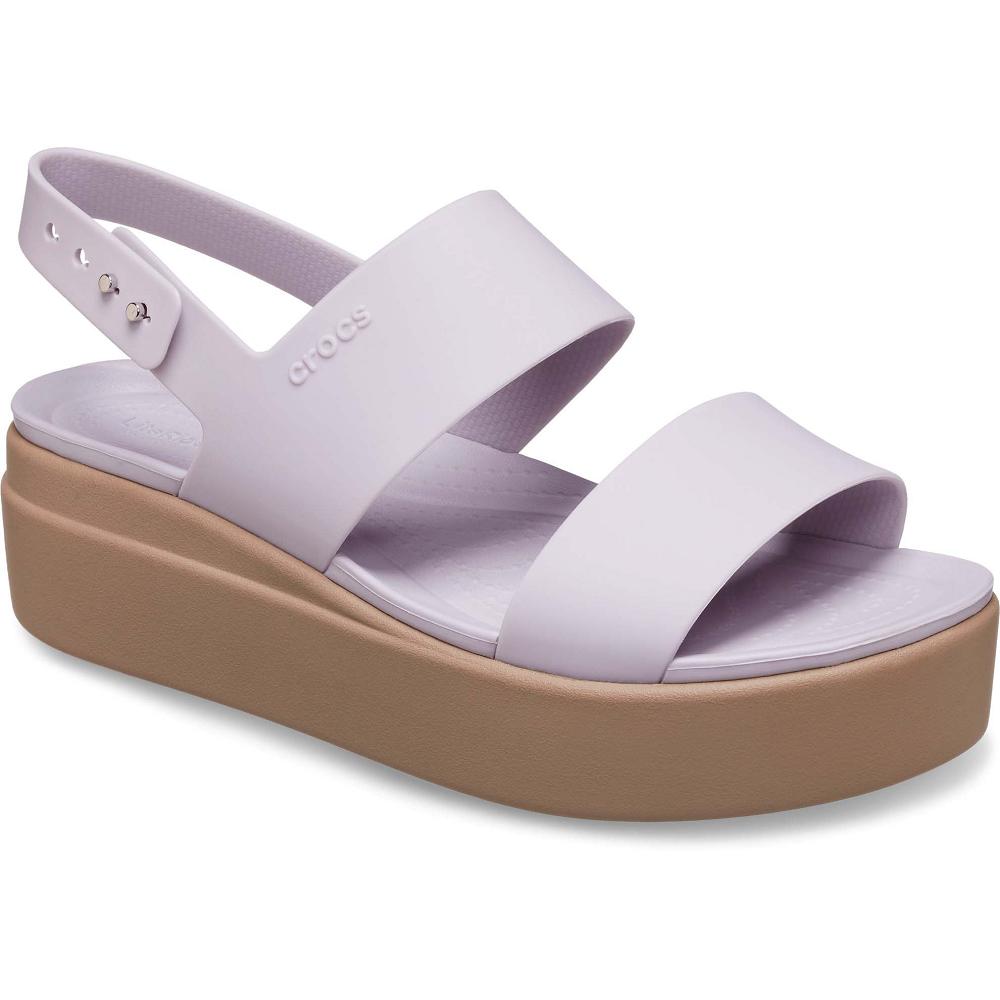Crocs Brooklyn Low Pembe | UZHKJR583