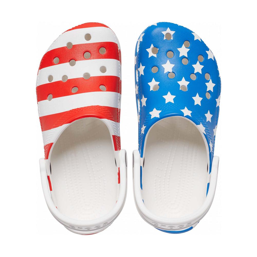 Crocs Classic American Flag Mavi | SMRTUO762