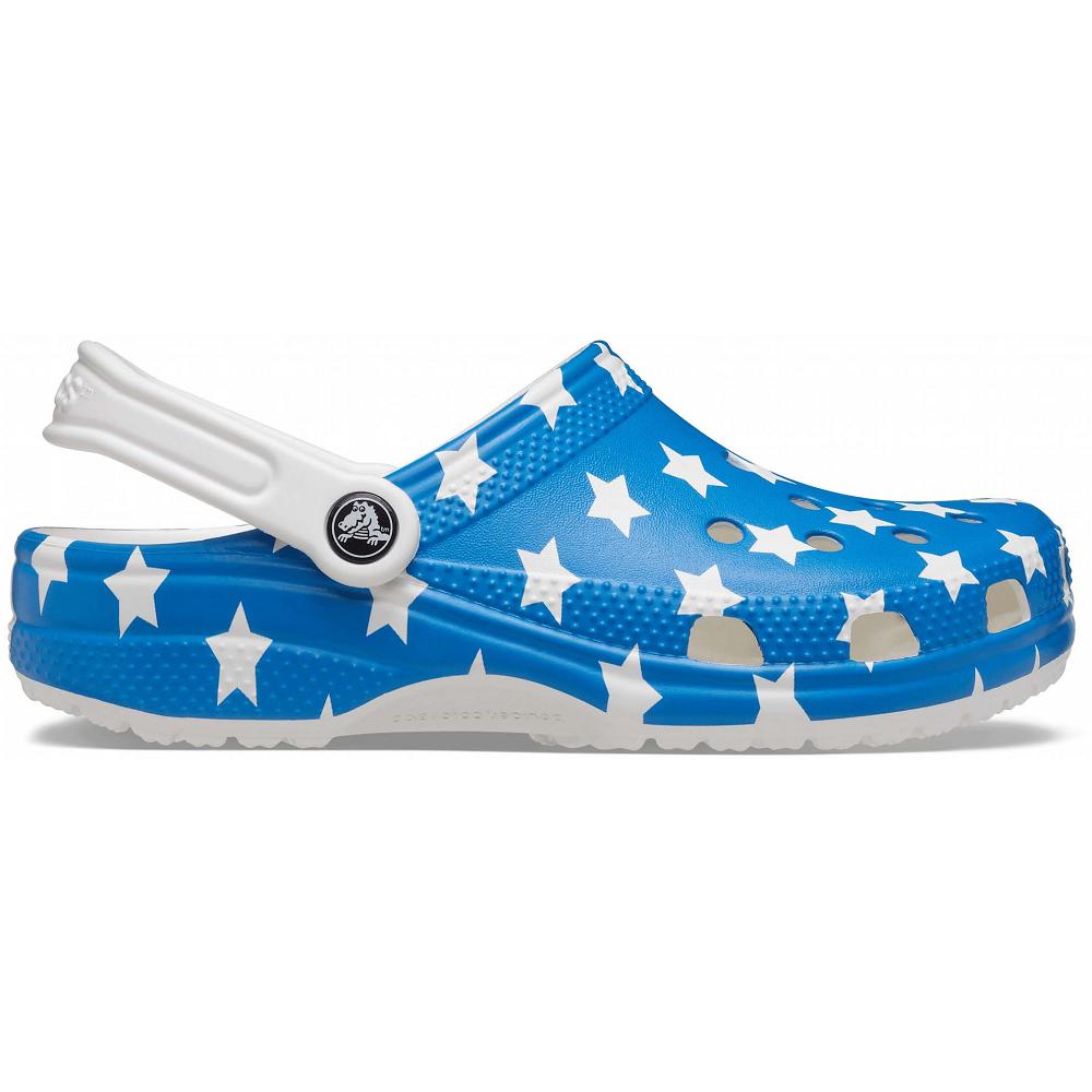 Crocs Classic American Flag Mavi | SMRTUO762