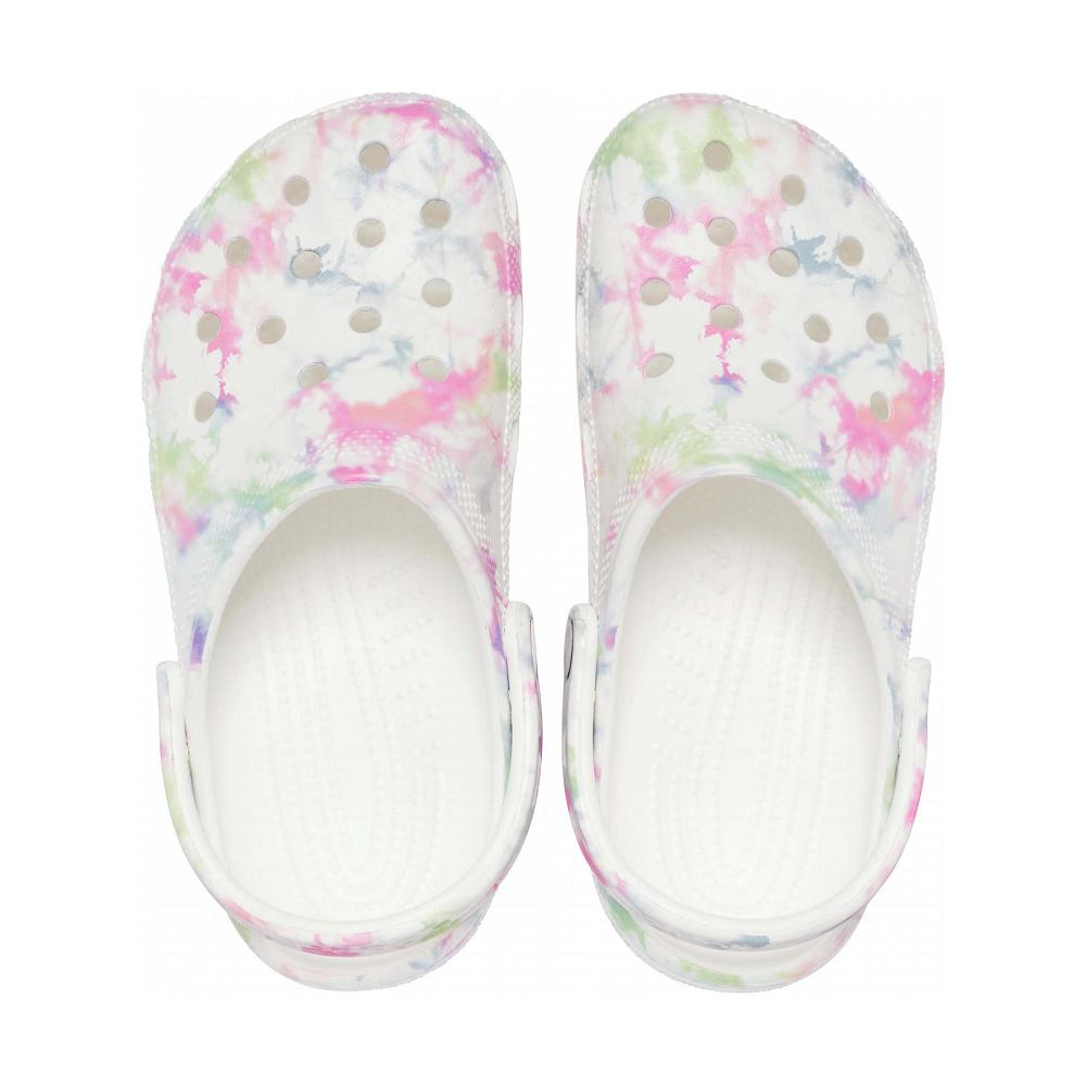Crocs Classic Bleach Dye Beyaz Renkli | OSLUIG057
