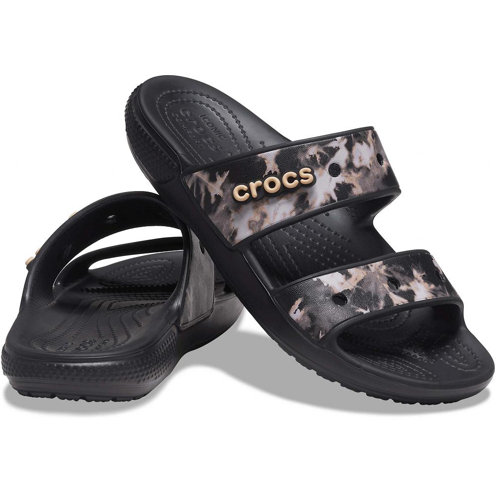 Crocs Classic Bleach Dye Siyah | LZXYCI531