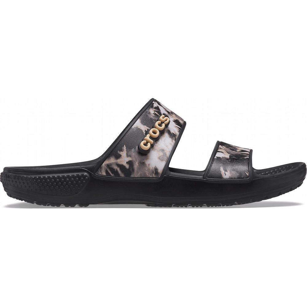 Crocs Classic Bleach Dye Siyah | LZXYCI531