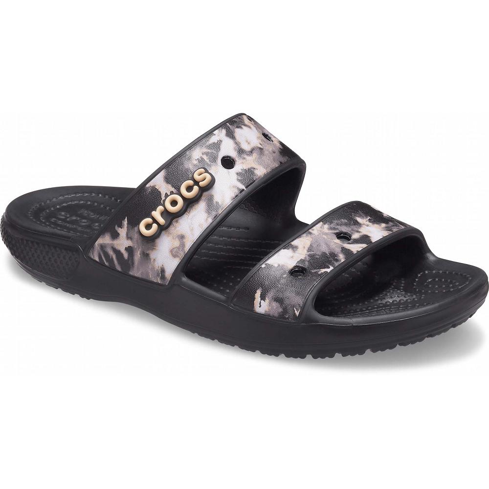 Crocs Classic Bleach Dye Siyah | LZXYCI531