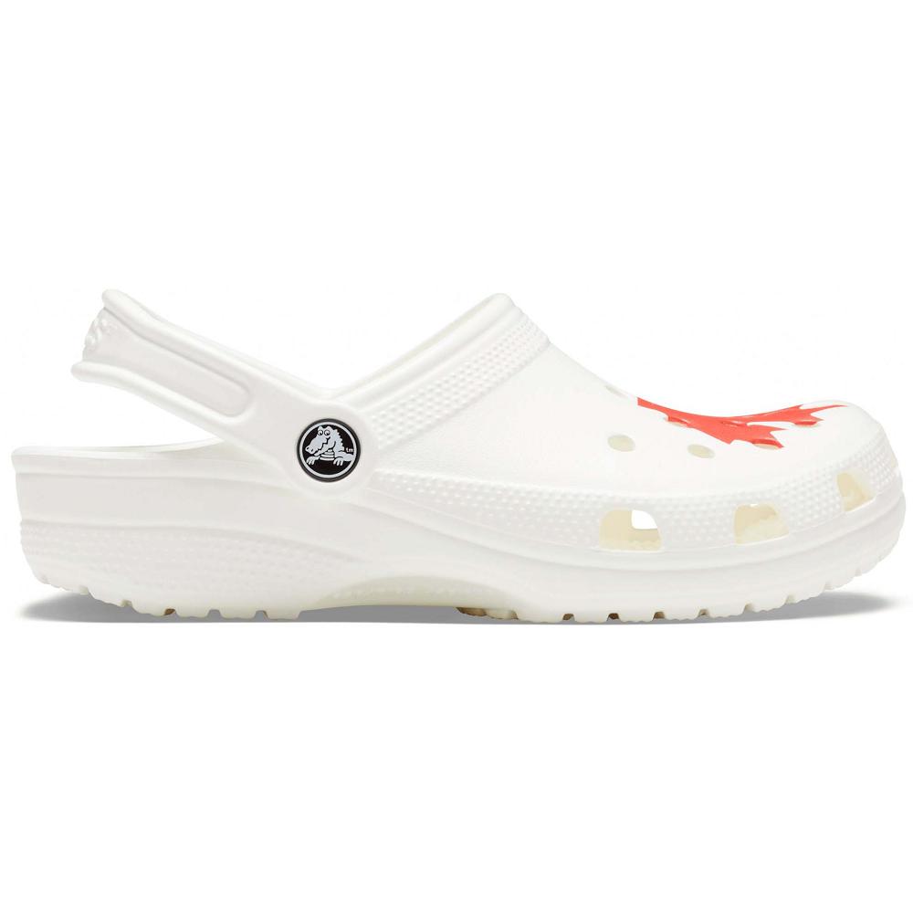 Crocs Classic Canadian Flag Beyaz | OMHLTB319