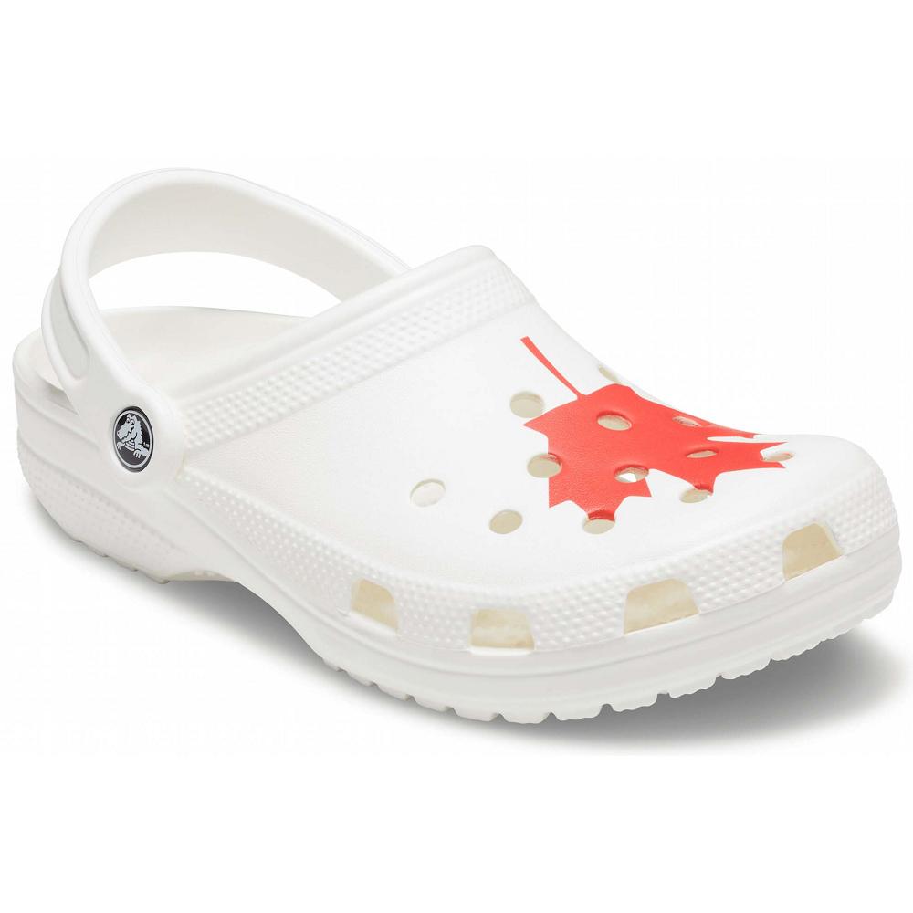 Crocs Classic Canadian Flag Beyaz | OMHLTB319