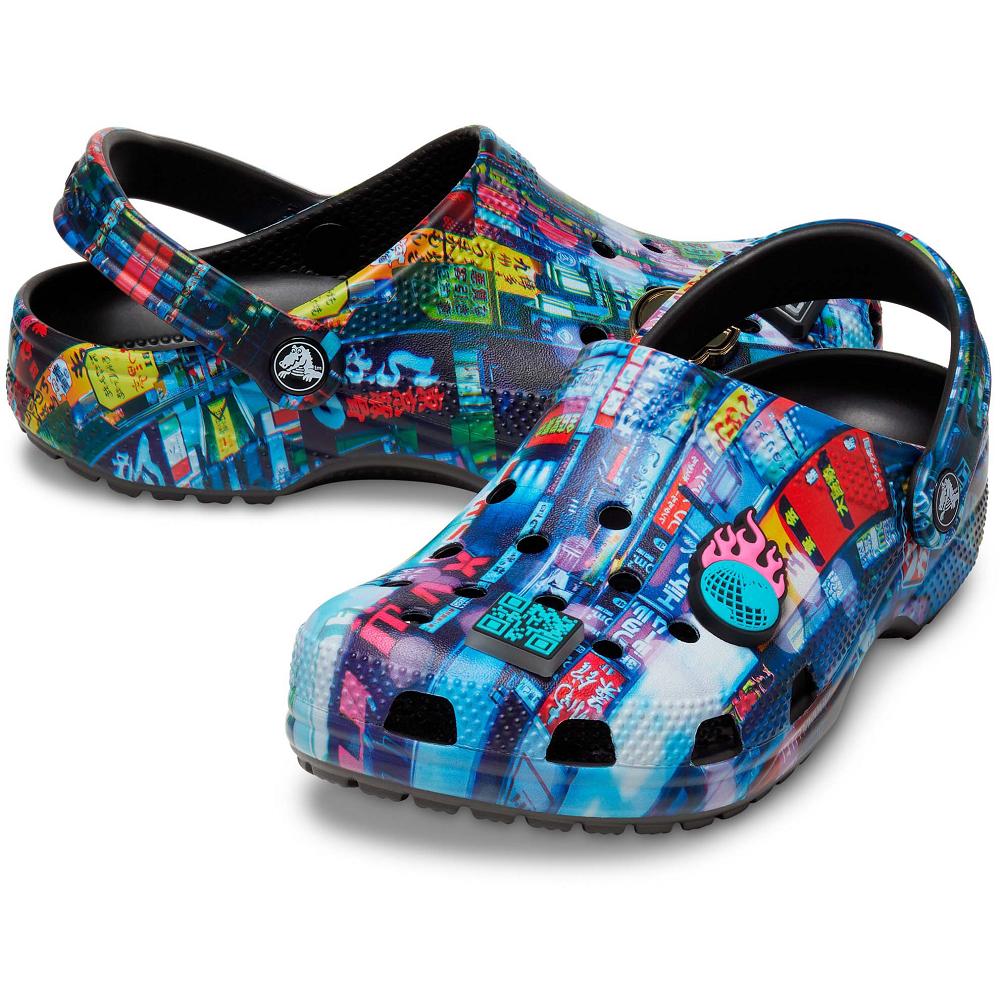 Crocs Classic Cyber Nights Renkli | OZPJMR697