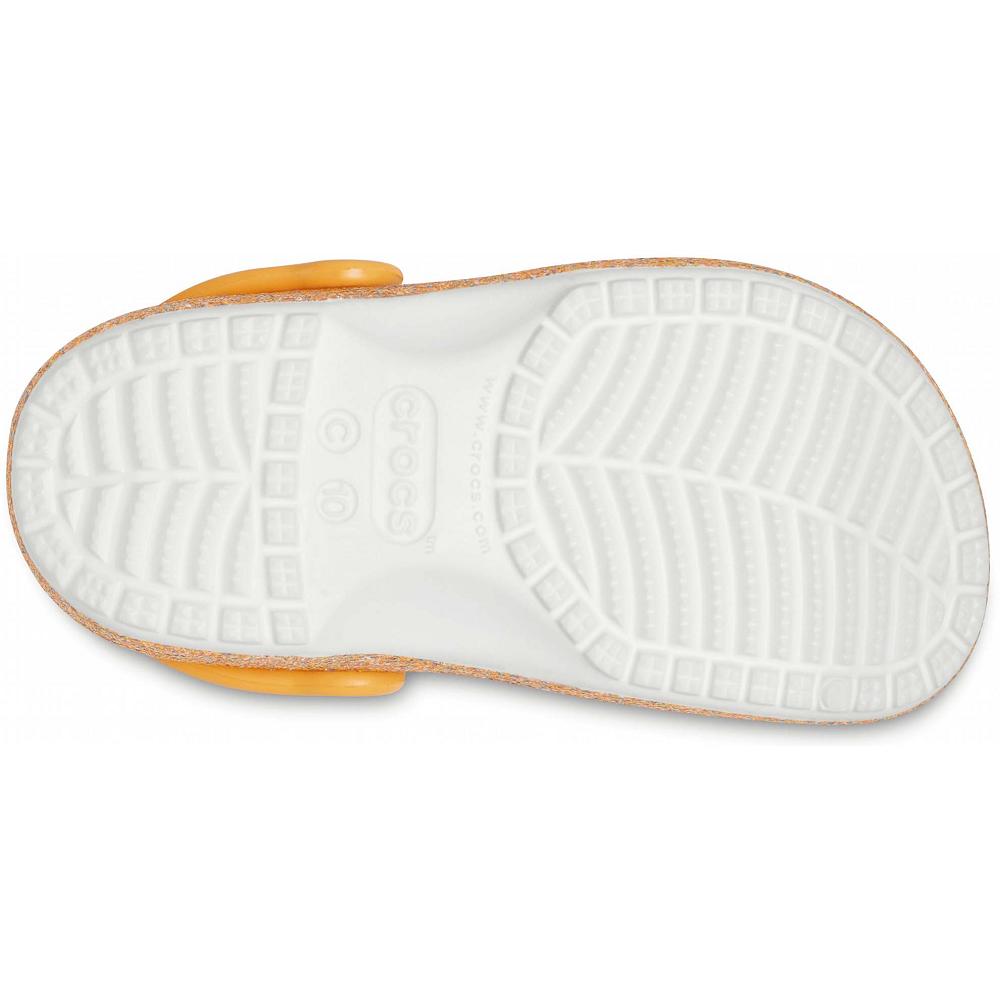 Crocs Classic Glitter Altın | CEVMHK605