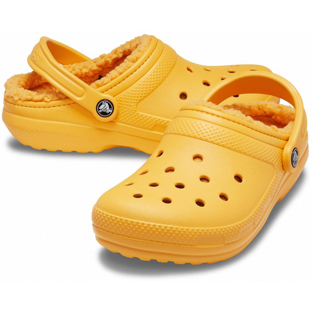 Crocs Classic Lined Altın | ENBDIT804