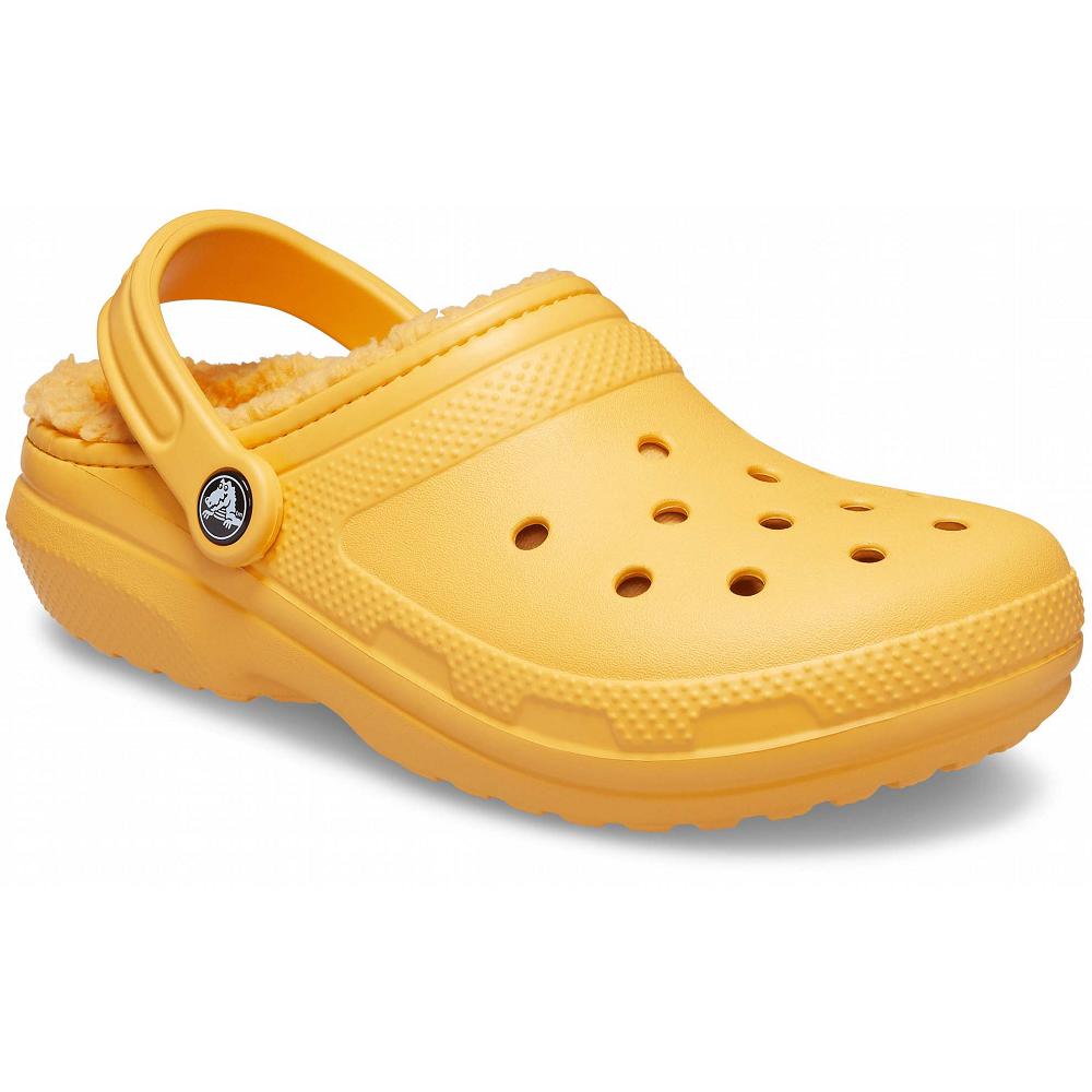 Crocs Classic Lined Altın | ENBDIT804