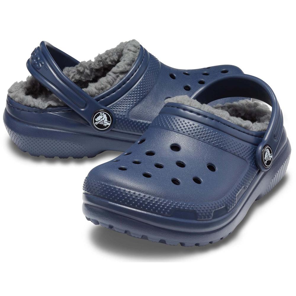 Crocs Classic Lined Lacivert | ZSMDHK508