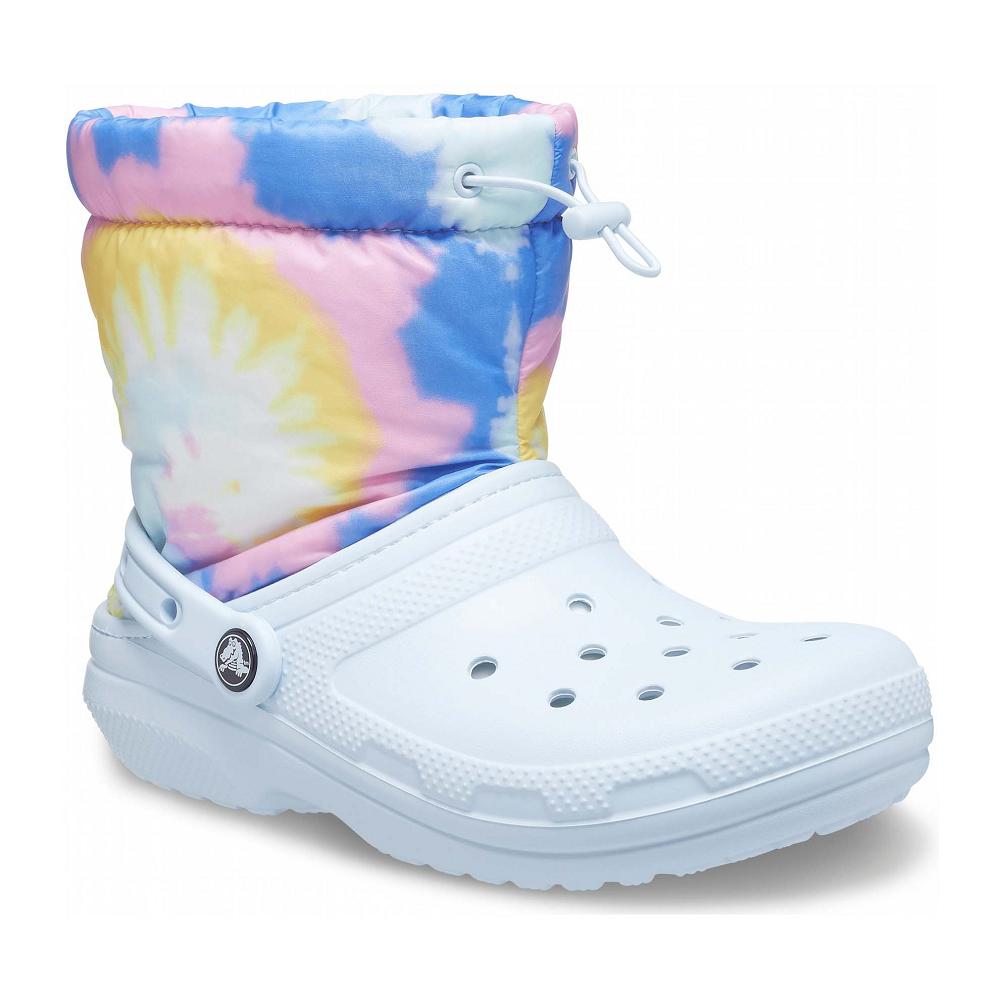 Crocs Classic Lined Neo Puff Tie Dye Beyaz | HODQRA948