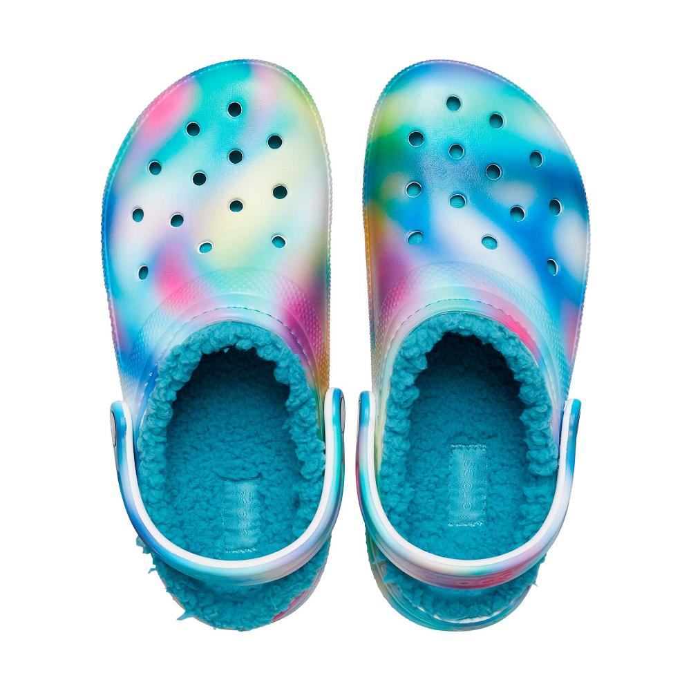Crocs Classic Lined Solarized Turkuaz Renkli | WEDVNS382