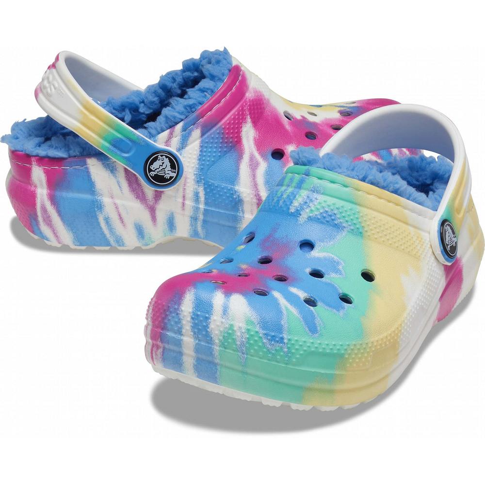 Crocs Classic Lined TieTürkiye -Dye Graphic Renkli | SBILAH860