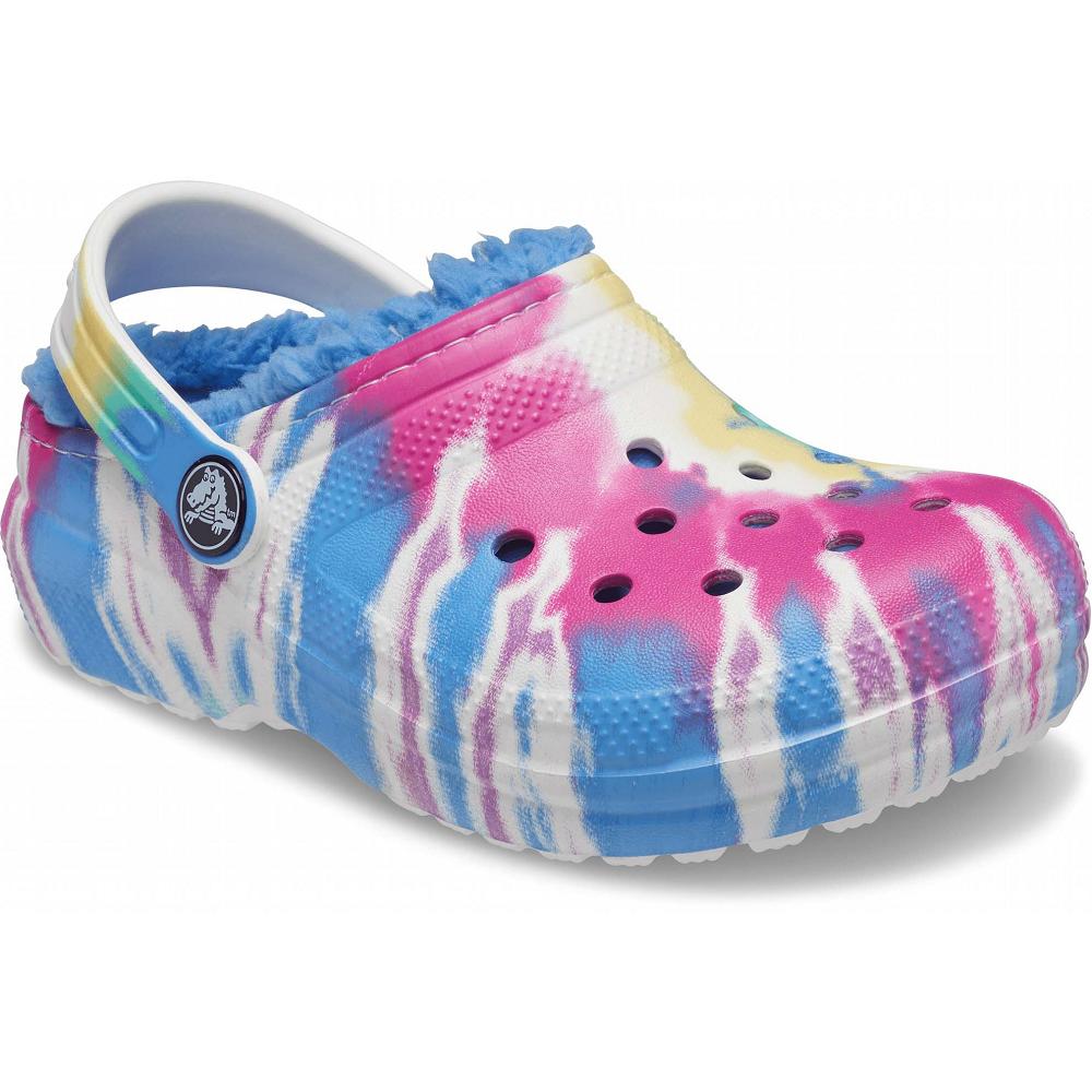 Crocs Classic Lined TieTürkiye -Dye Graphic Renkli | SBILAH860