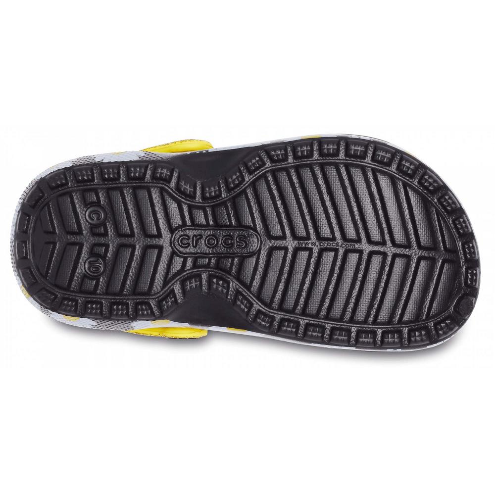 Crocs Classic Lined Vacay Vibes Siyah Beyaz | NSVCLZ382