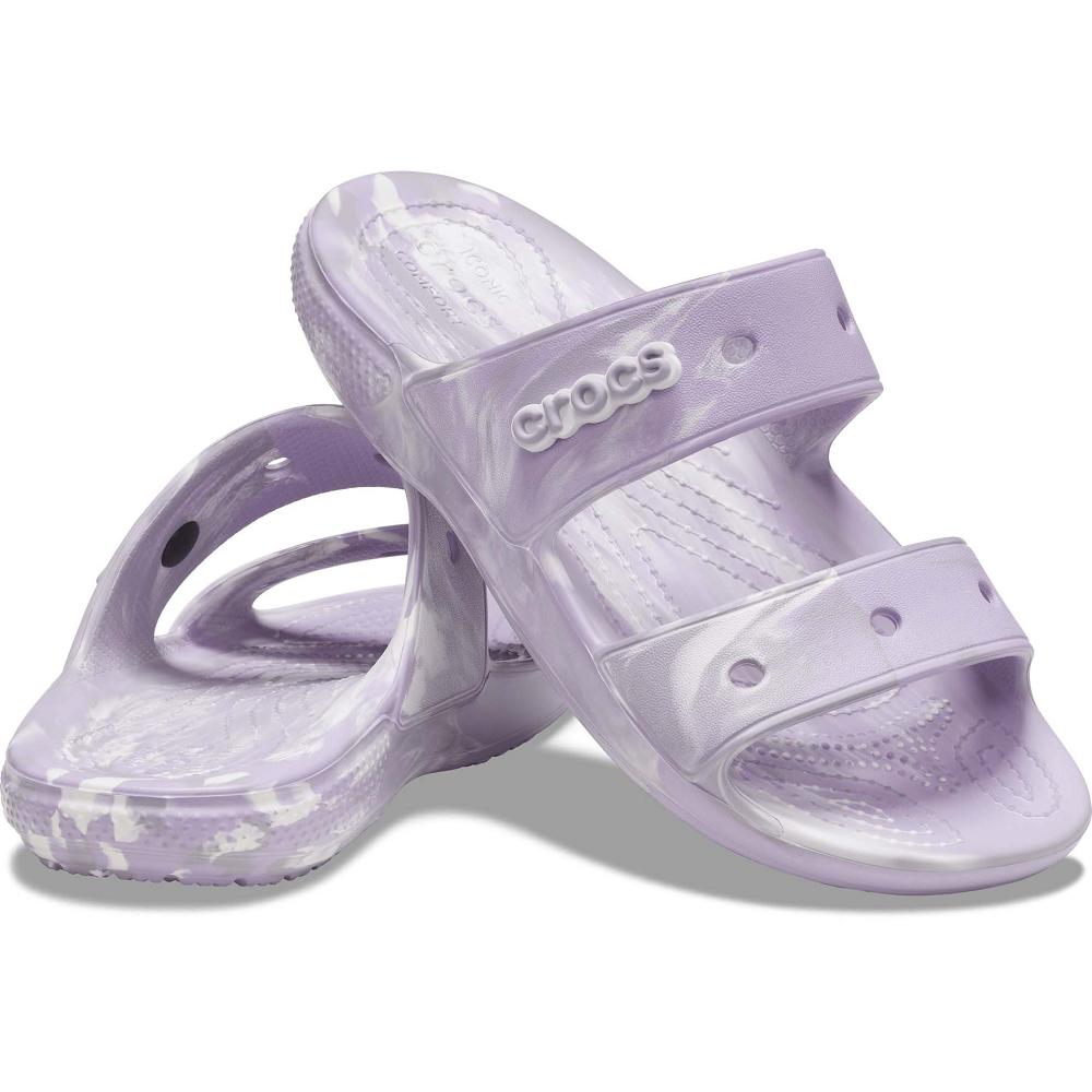 Crocs Classic Marbled Mor | BDSVQR465