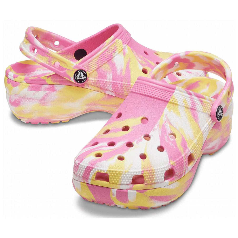 Crocs Classic Marbled Pembe Renkli | CEQYSJ624