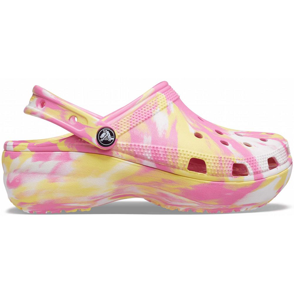 Crocs Classic Marbled Pembe Renkli | CEQYSJ624