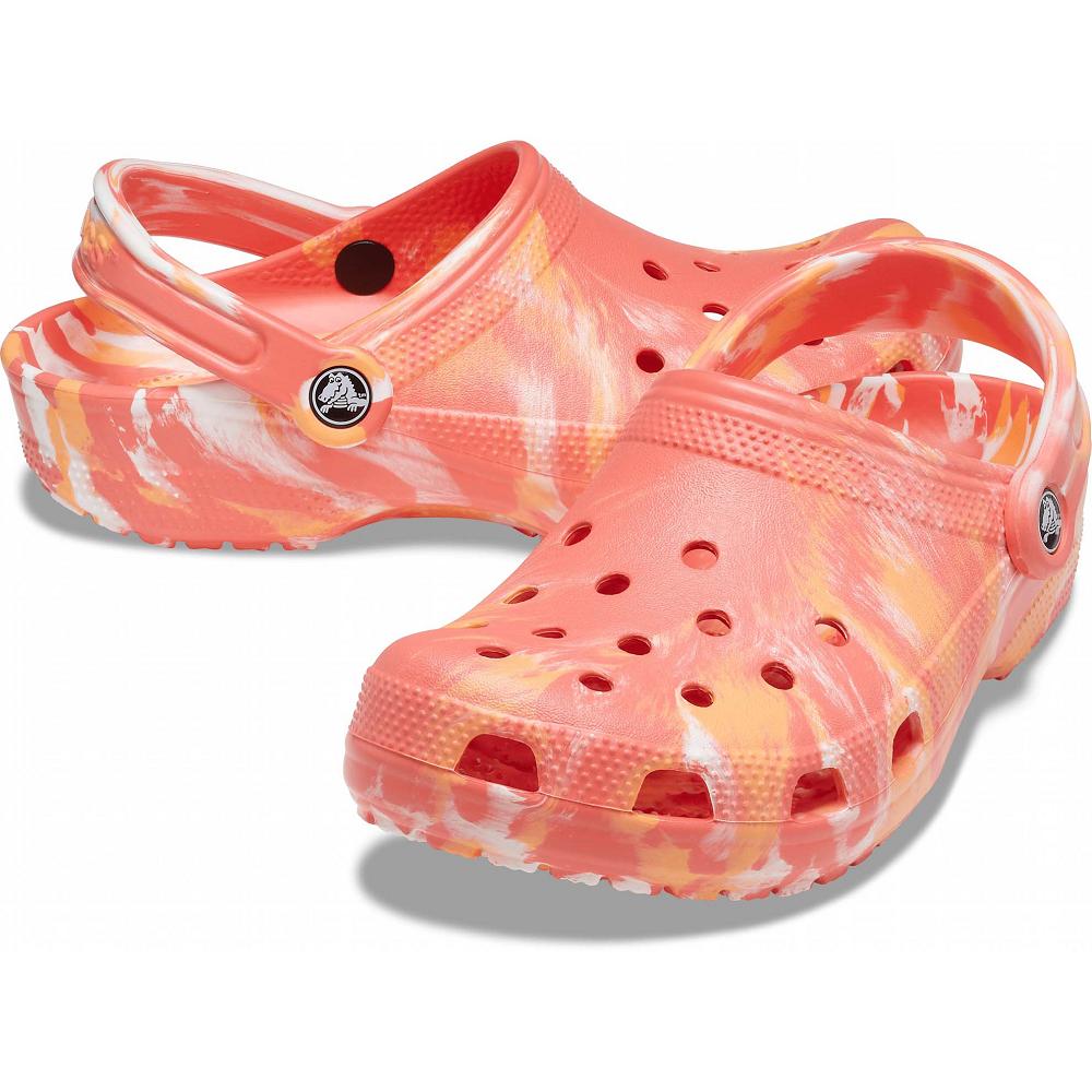 Crocs Classic Marbled Pembe | ODLFZX359