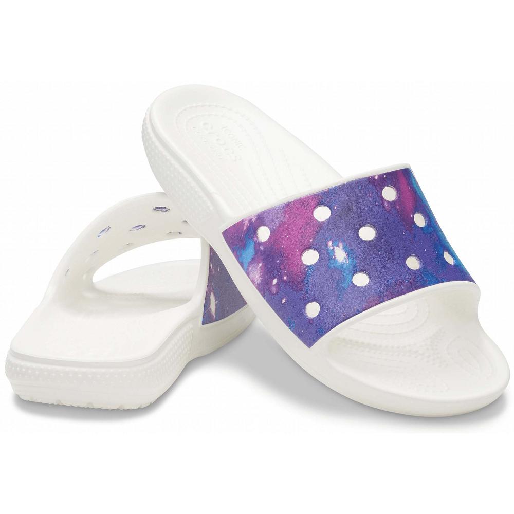 Crocs Classic Out of This World Mor Beyaz | HKYTOC769