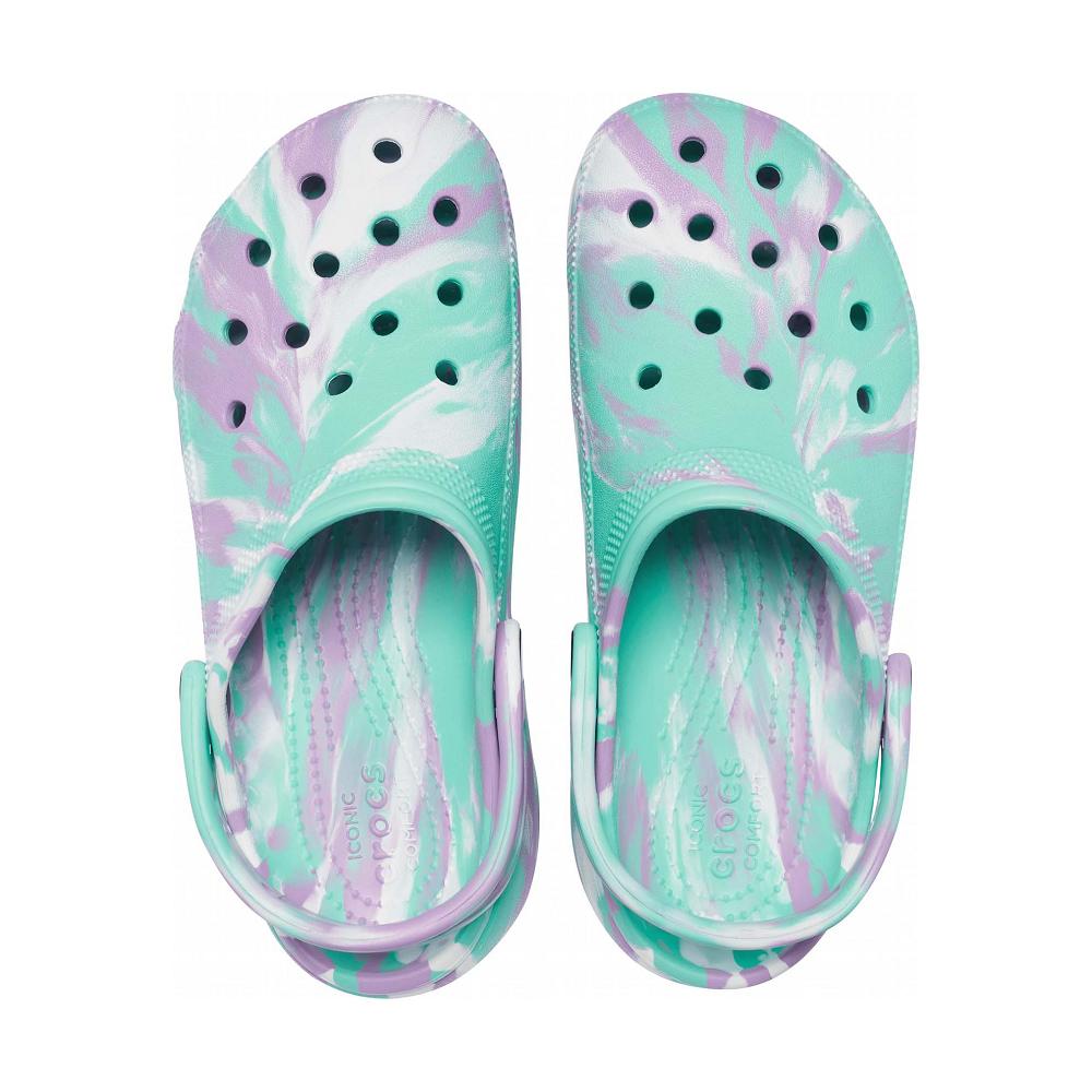 Crocs Classic Platform Marbled Nane | CEWMRN932