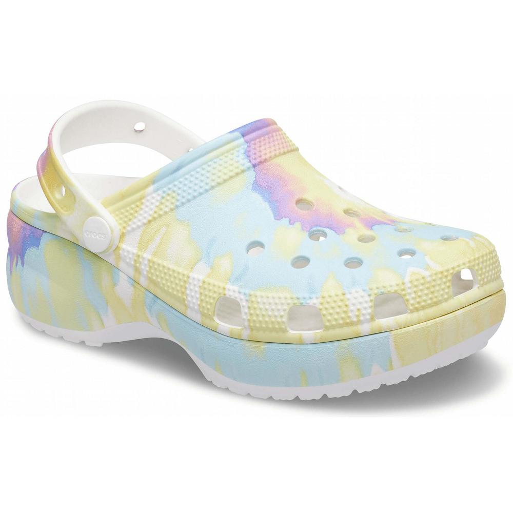 Crocs Classic Platform TieTürkiye -Dye Graphic Renkli | SDENAG609