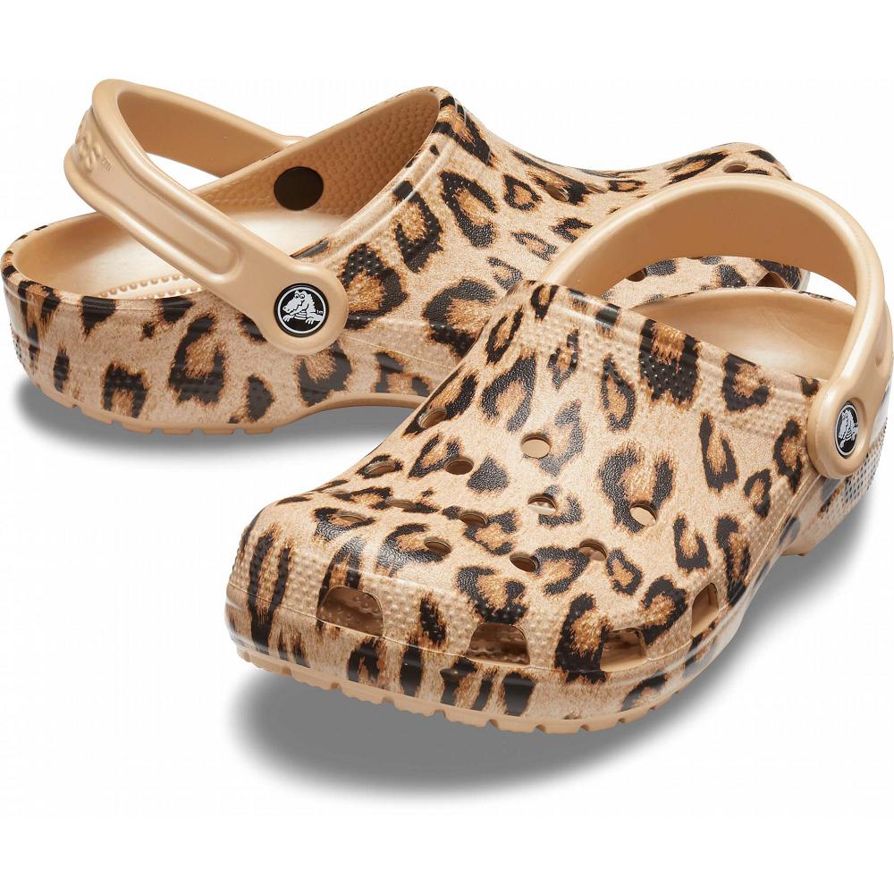Crocs Classic Printed Haki | ONUYIK614