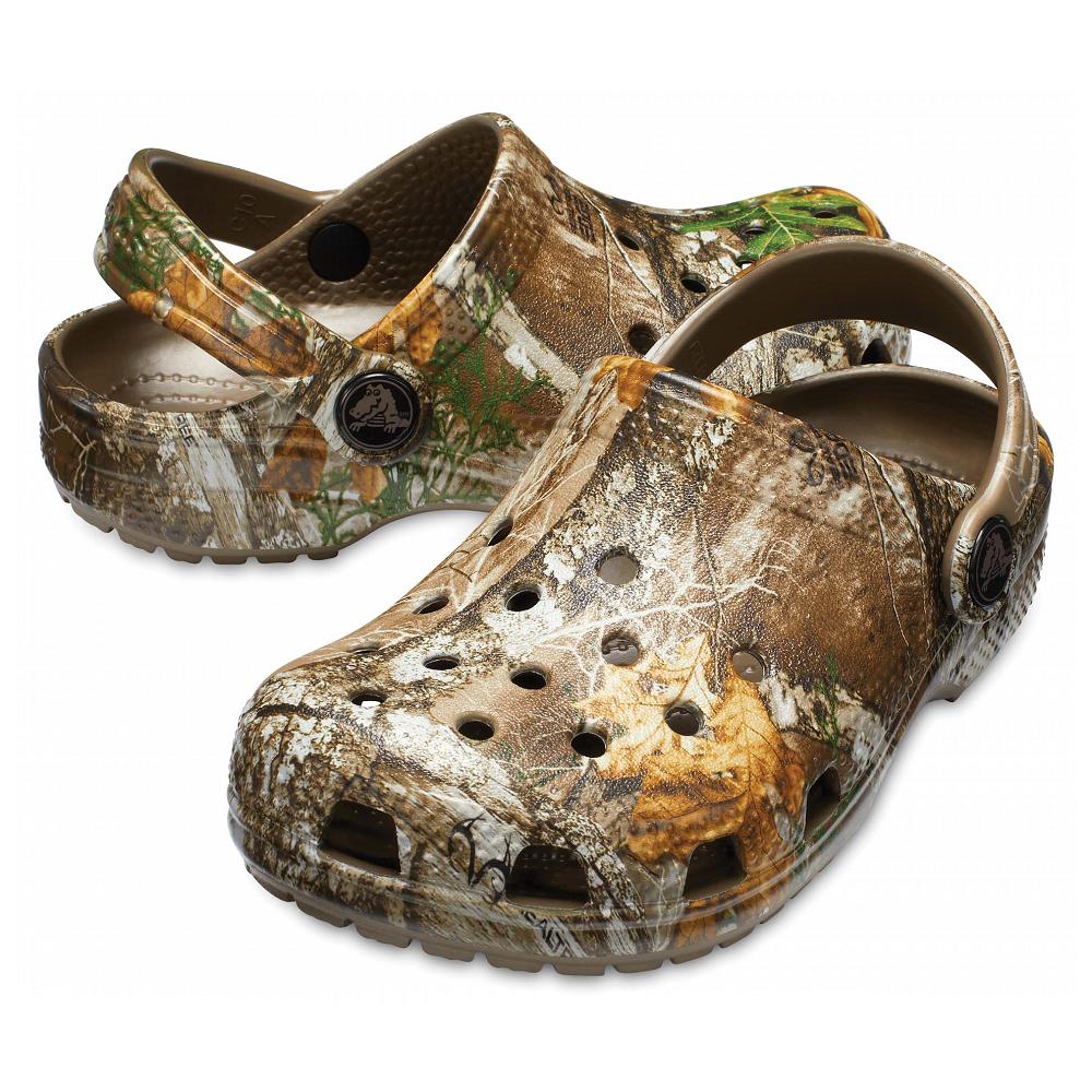 Crocs Classic Realtree Edge® Gri Kahverengi | TXKANO634