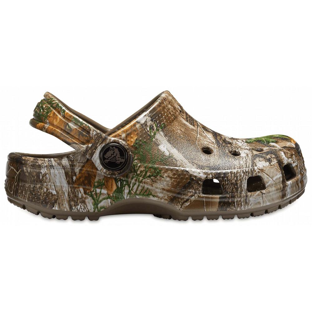 Crocs Classic Realtree Edge® Gri Kahverengi | TXKANO634