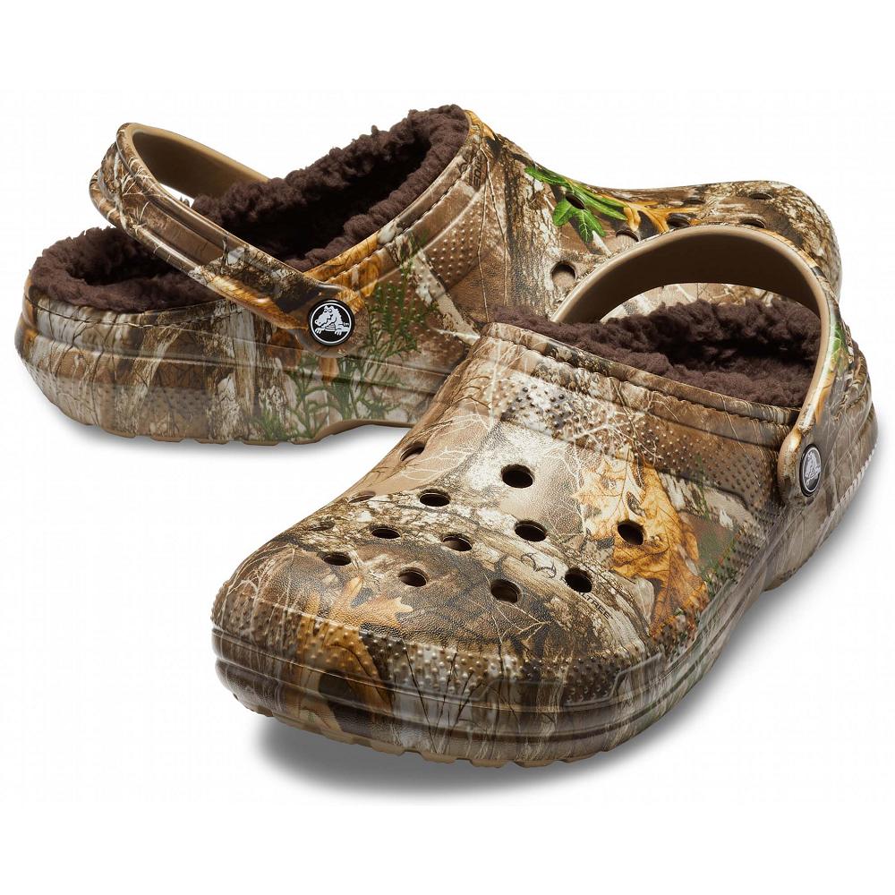 Crocs Classic Realtree Edge® Lined Kahverengi | ZQJKBI746