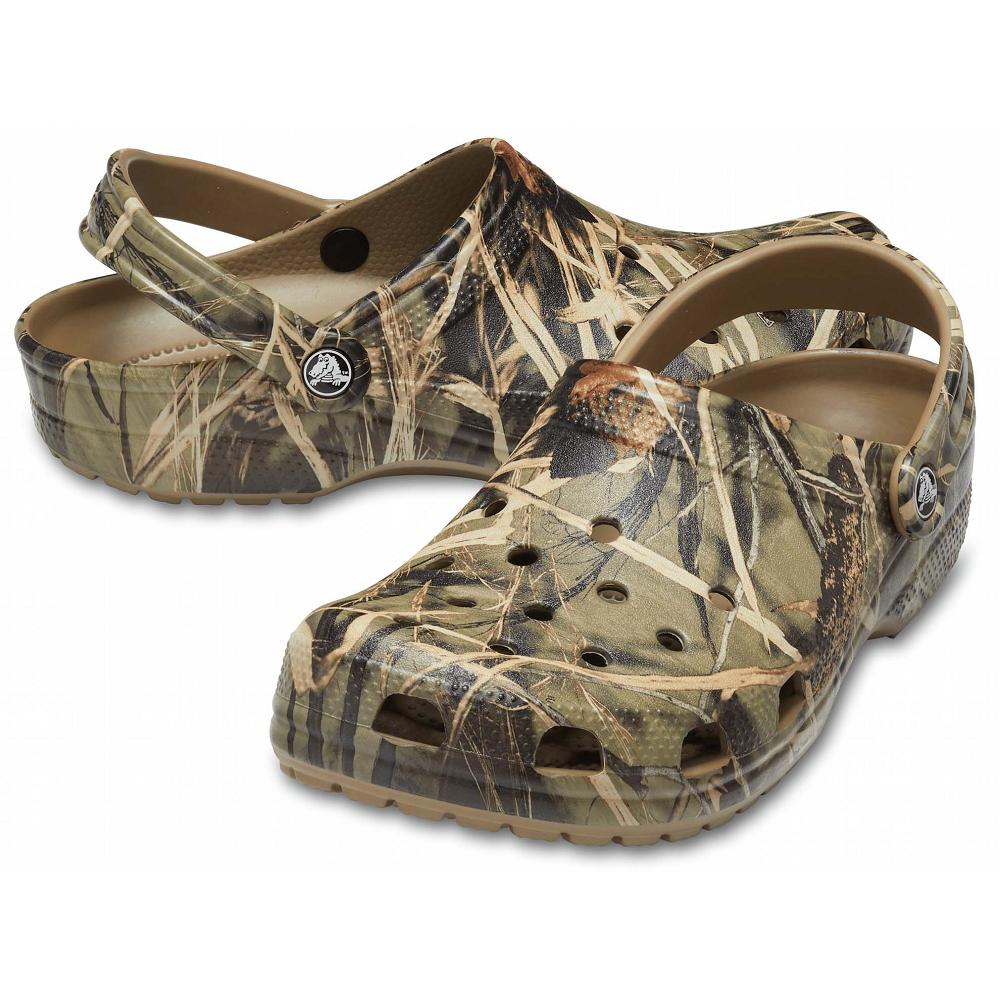 Crocs Classic Realtree® V2 Zeytin Yeşili | OSHNFA986