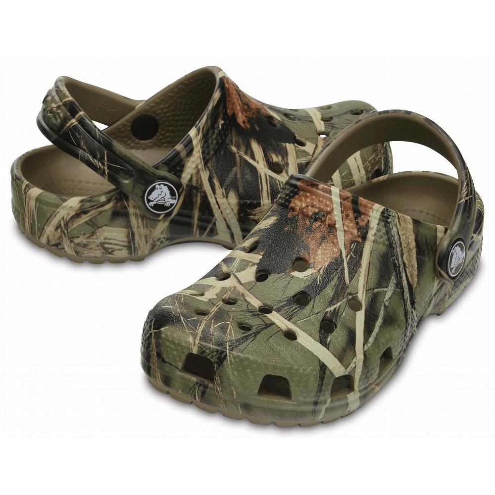 Crocs Classic Realtree® Zeytin Yeşili | SAOBQT783