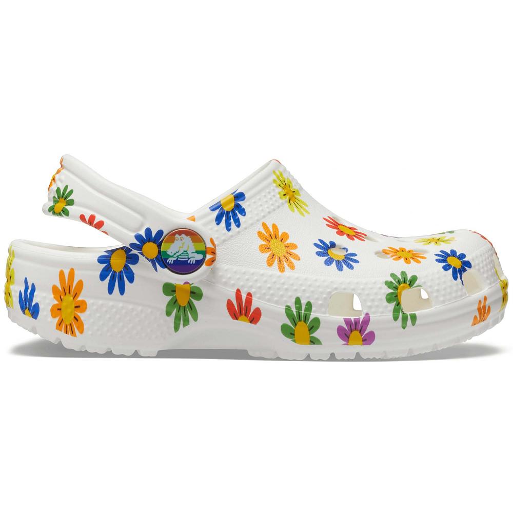 Crocs Classic Seasonal Print Beyaz Renkli | BMTFVK514
