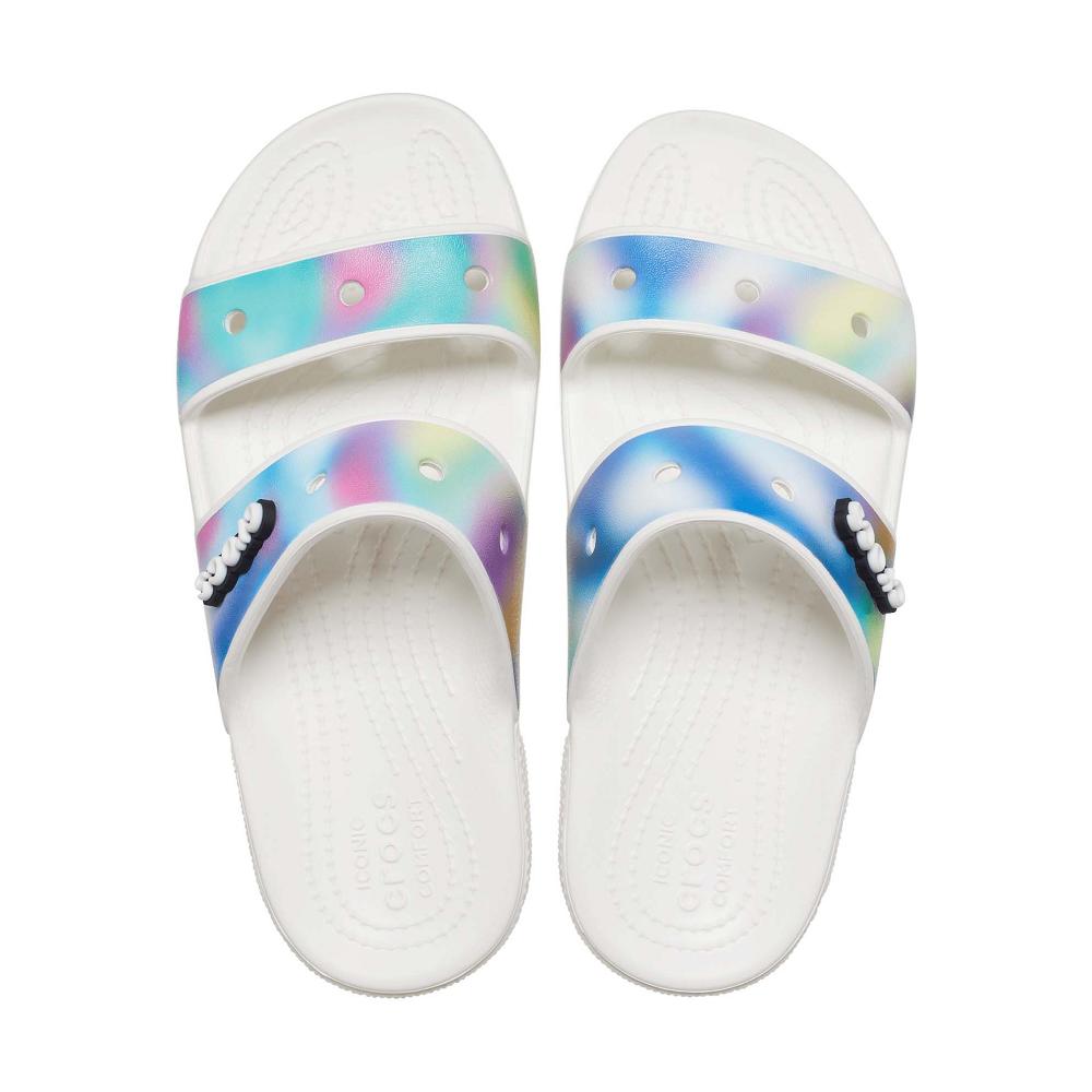 Crocs Classic Solarized Beyaz Renkli | UGWBIS069