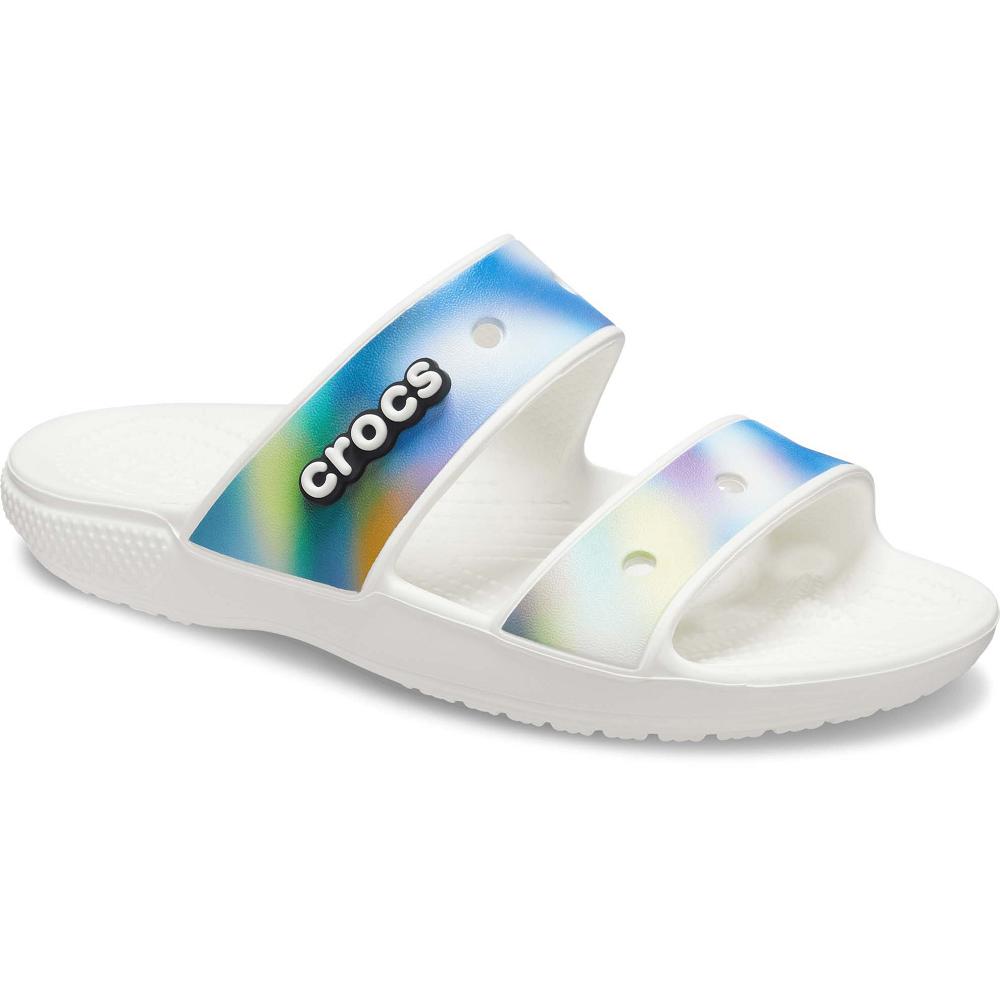 Crocs Classic Solarized Beyaz Renkli | UGWBIS069