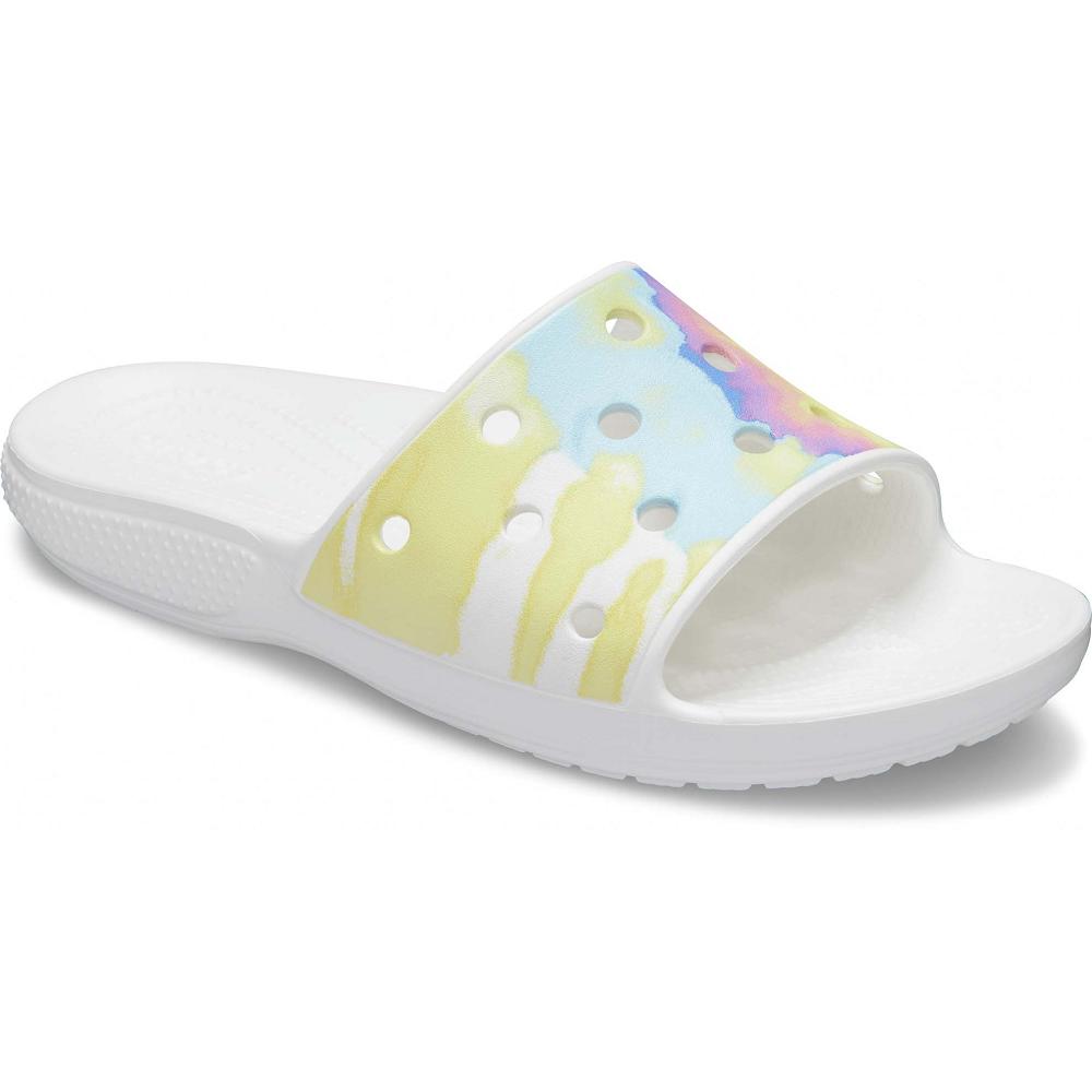 Crocs Classic TieTürkiye -Dye Graphic Beyaz | ZDRUIT127