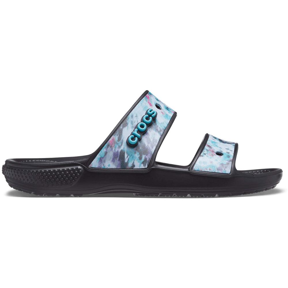 Crocs Classic TieTürkiye -Dye Graphic Siyah Renkli | PMWSCU357