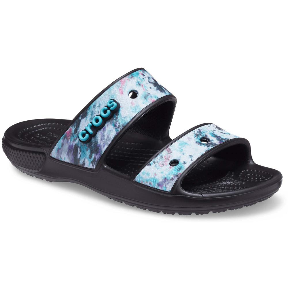 Crocs Classic TieTürkiye -Dye Graphic Siyah Renkli | PMWSCU357