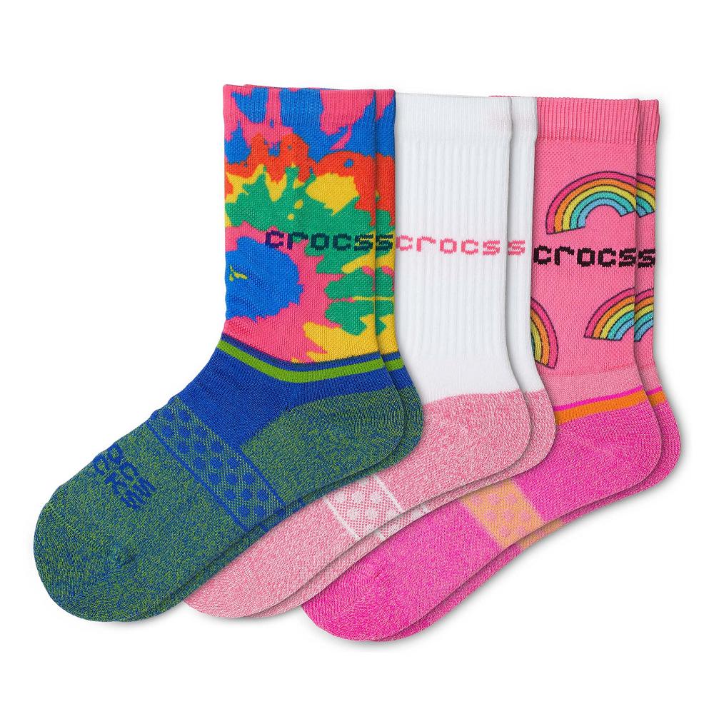 Crocs Crew Evergreen 3Türkiye -Pack Pembe | BFTNWP307