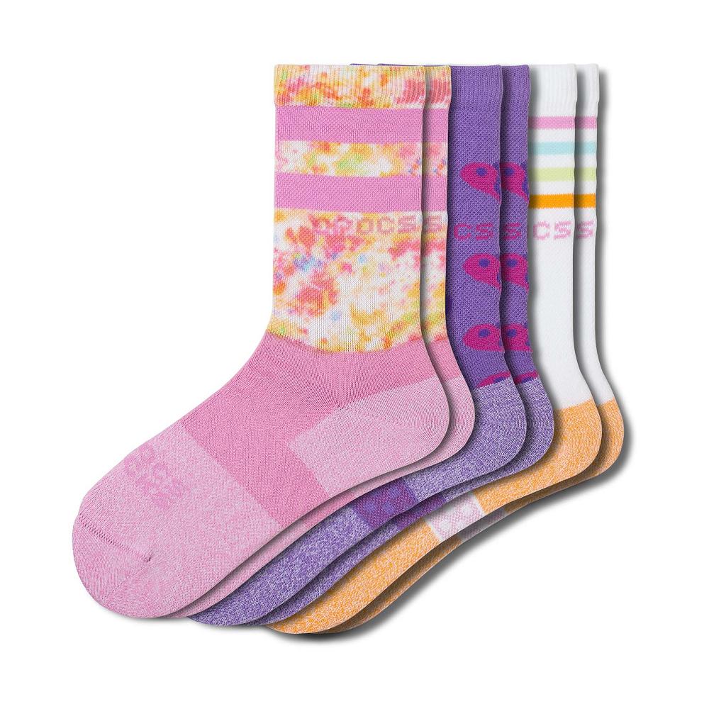 Crocs Crew Heart 3Türkiye -Pack Renkli | ZOXMWT395