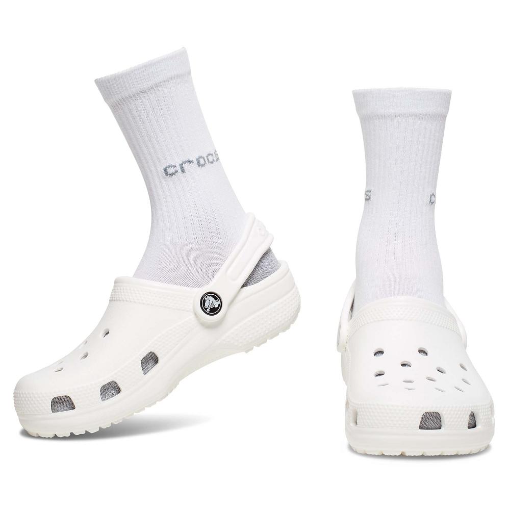 Crocs Crew Solid 3Türkiye -Packs Beyaz | SNMRZO974